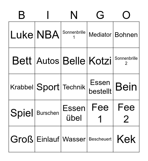 BachBingo Card