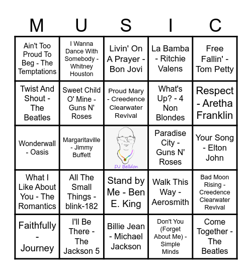 Bar Mix 1 75 Bingo Card