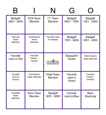 S.T.R.I.V.E. - Versatility Bingo Card