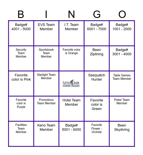 S.T.R.I.V.E. - Versatility Bingo Card