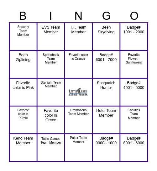 S.T.R.I.V.E. - Versatility Bingo Card