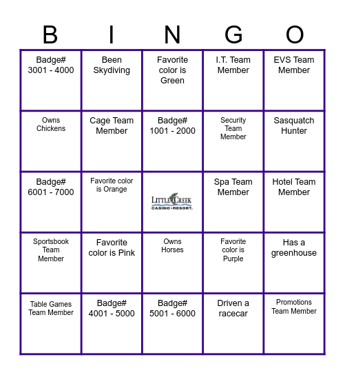 S.T.R.I.V.E. - Versatility Bingo Card