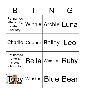 Fun Friday Bingo Card