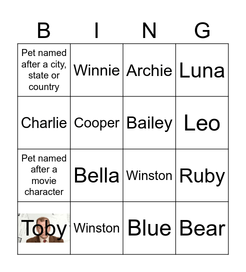 Fun Friday Bingo Card