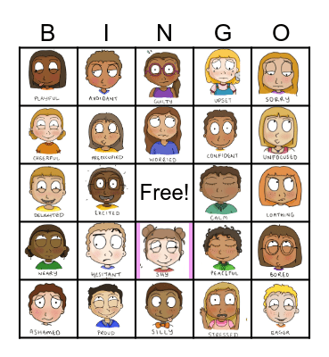 Feelings new Bingo Card