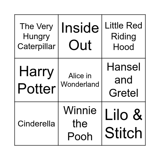 Reading 3 Bingo Card