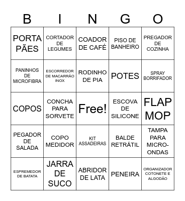 BINGO T&T Bingo Card