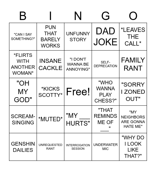 GABI BINGO Card