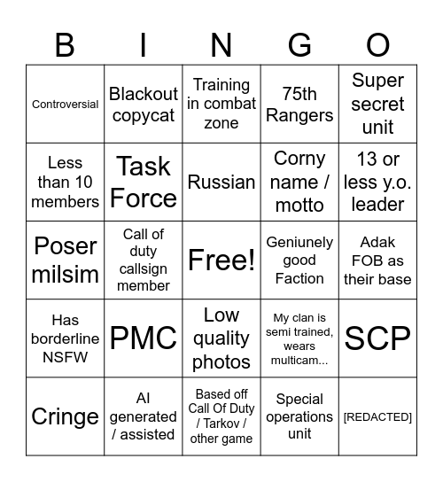 #faction-discussion bingo Card
