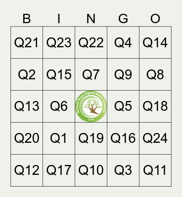 Outdoor Food Safety Bingo Card