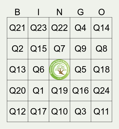 Outdoor Food Safety Bingo Card