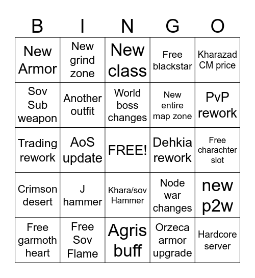 Heidel Ball 2025 Bingo Card