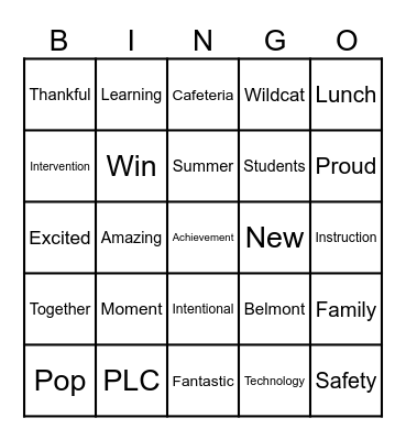 Dr. Bromley Said What? Bingo Card