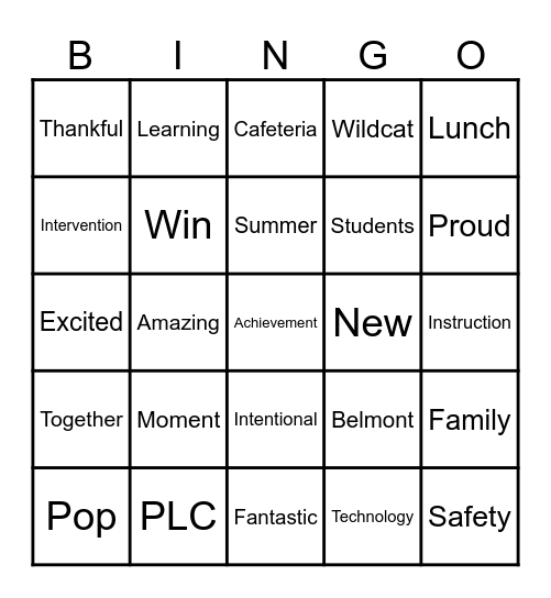 Dr. Bromley Said What? Bingo Card