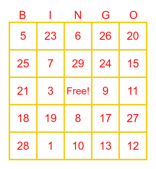 TEA PARTY 2025 BINGO! Bingo Card