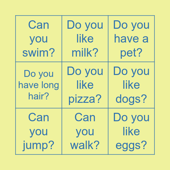Find Someone Who… Bingo Card