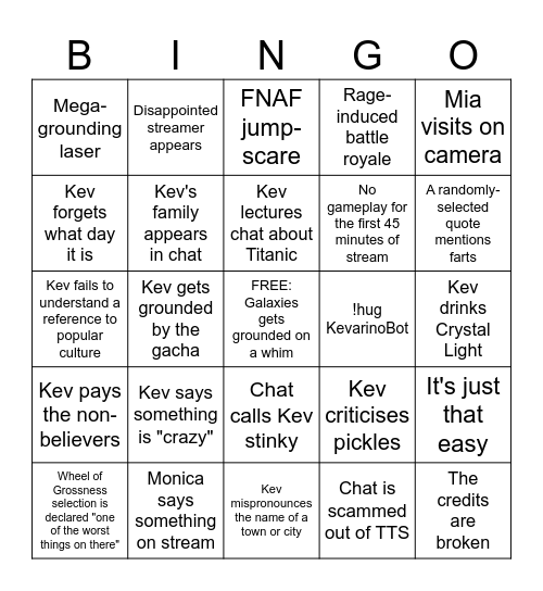 kev_aROS Bingo Card