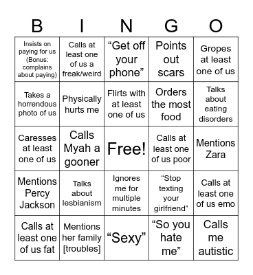 By-the-Book Bláithín Bingo Card