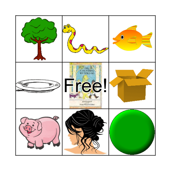 Beginning sounds Bingo Card
