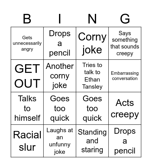 Mr Kingo Bingo Card