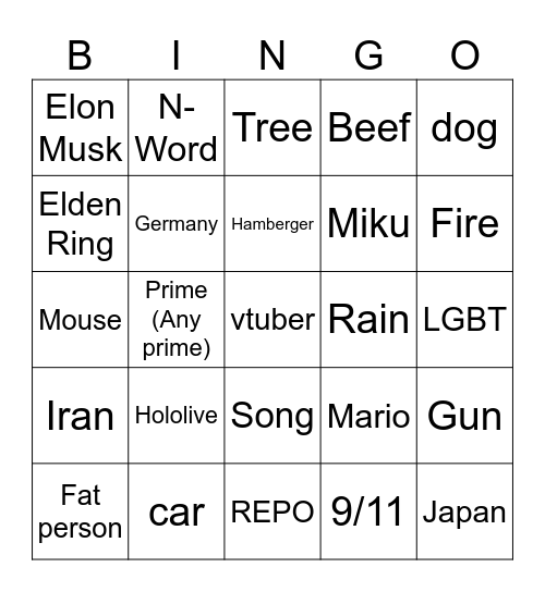 Reels Bingo Day 2 Bingo Card