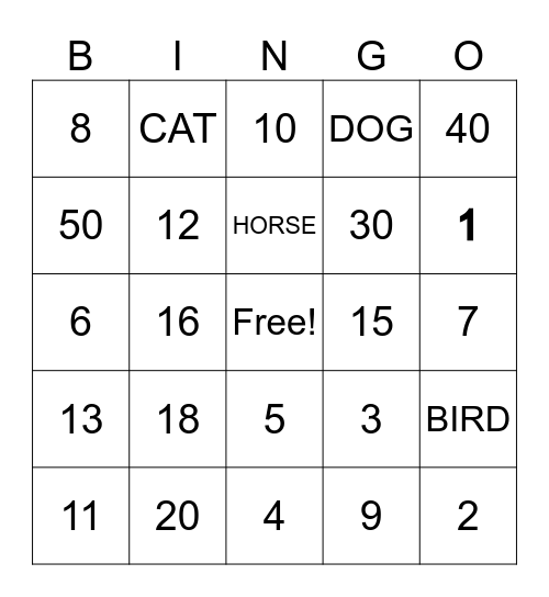 1 20 Bingo Card 1-20-bingo-card