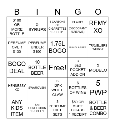TUNNEL FUN! Bingo Card