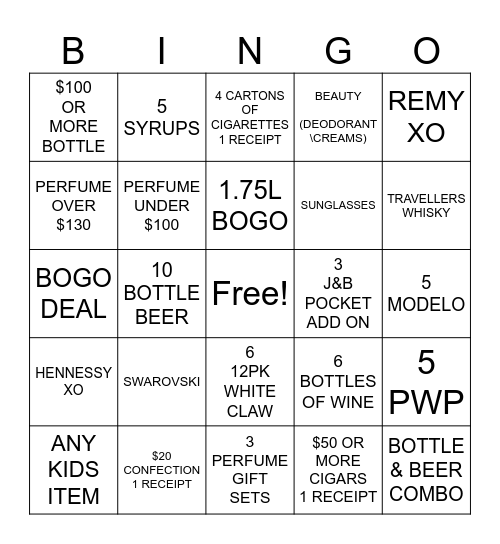 TUNNEL FUN! Bingo Card