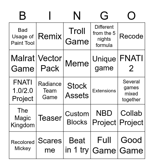 Treasure Island Scratch Bingo Card