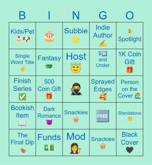 Feral Bingo 😈 Bingo Card