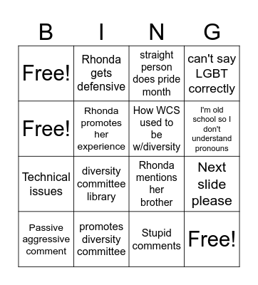 Today's Bingo Card