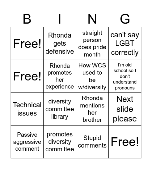 Today's Bingo Card