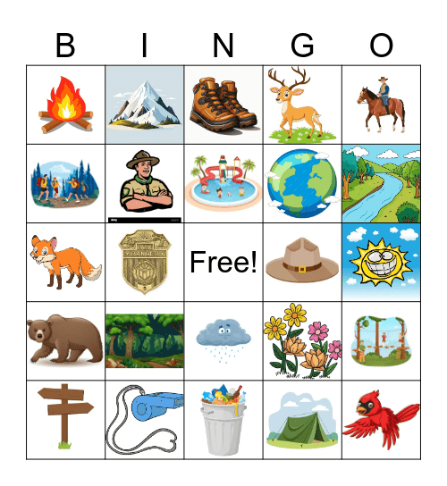 Ranger Bingo! Bingo Card