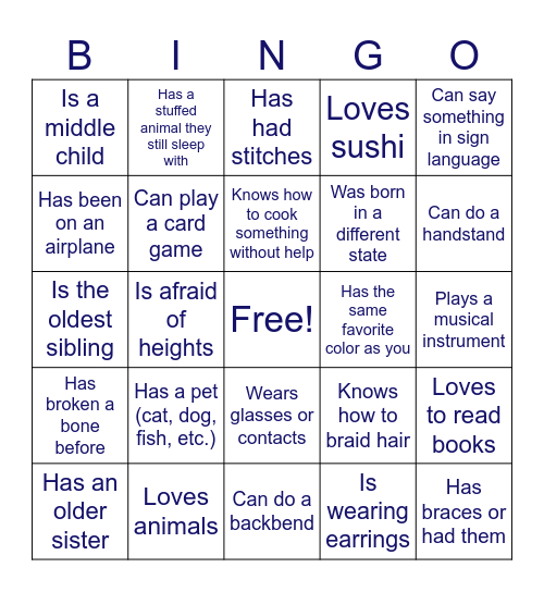 CSG 2025 BINGO Card