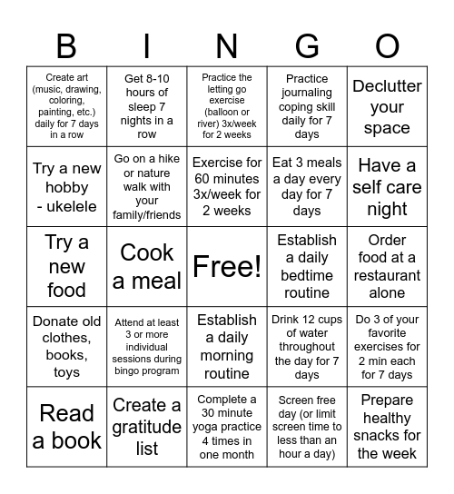 Bingo 2025 Bingo Card