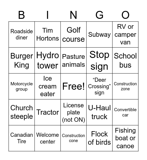 Dads Cool Bingo Game Bingo Card