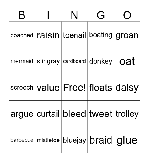 Wilson 9.2-9.3 Bingo Card