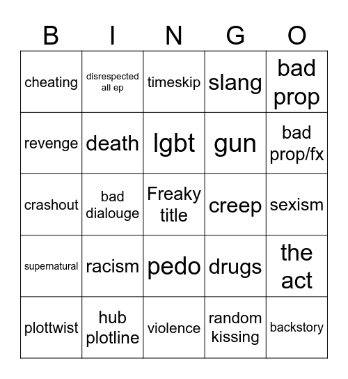 tt bingo Card