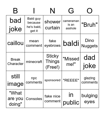 MC_Squared90 Bingo Card