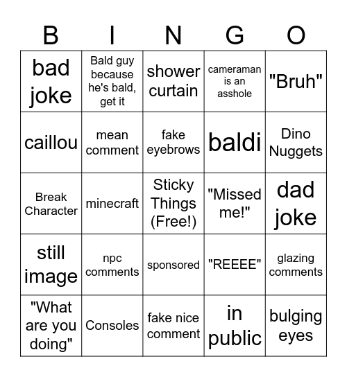 MC_Squared90 Bingo Card