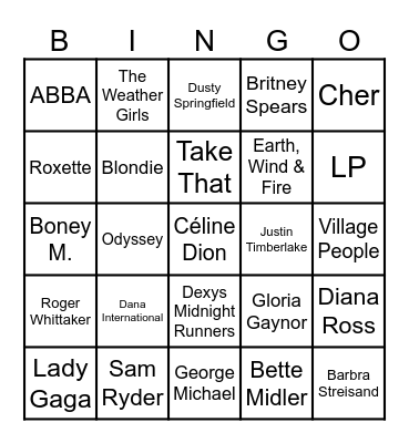 🎈 Bingo 🎈 Bingo Card