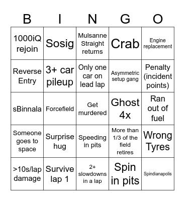 MLM 25 Bingo Card