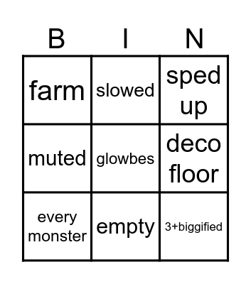 msm islands Bingo Card
