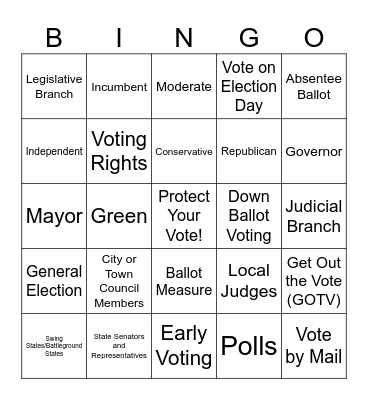 Ballots & Bingo Card