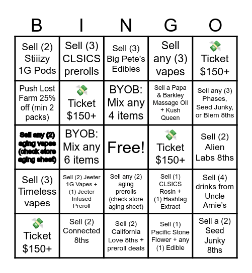 CULTURE BINGO Card