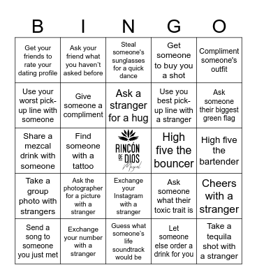 Maché Bingo Card