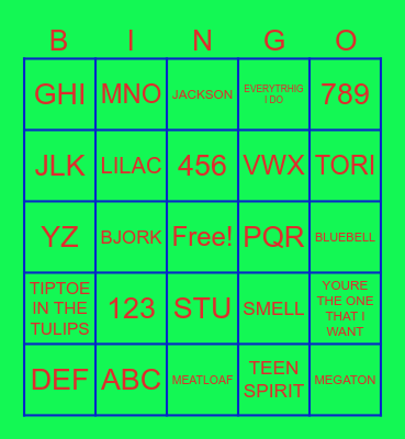 THIRSTY SCHOLAR BINGO! Bingo Card