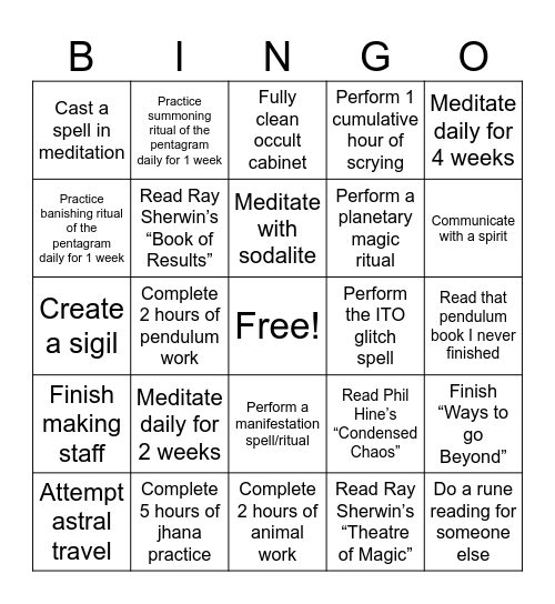 SUMMER SPIRITUALITY Bingo Card