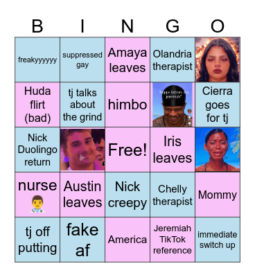 #austinoutpls Bingo Card