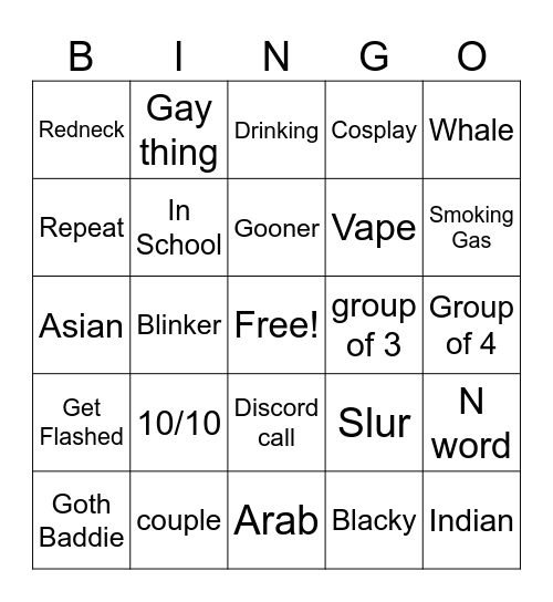 Untitled Bingo2 Bingo Card